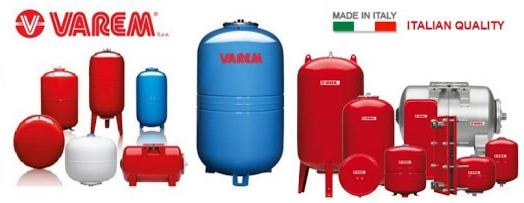 Bảng giá bình tích áp, bình giãn Varem và Aquasystem