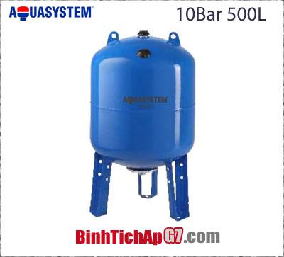 Bình tích áp Aquasystem 10bar-500Lít