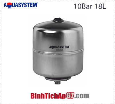 Bình tích áp Inox Aquasystem 10 bar - 18Lít Bình tích áp Inox Aquasystem 10 bar - 18Lít