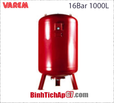 Bình tích áp Varem 16 bar 1000L