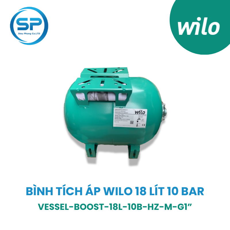 Bình tích áp Wilo 18 Lít 10 Bar