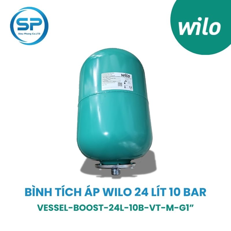 Bình tích áp Wilo 24 Lít 10 Bar